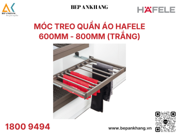Móc treo quần áo Hafele - 807.95.823 - Trắng ( 800mm )